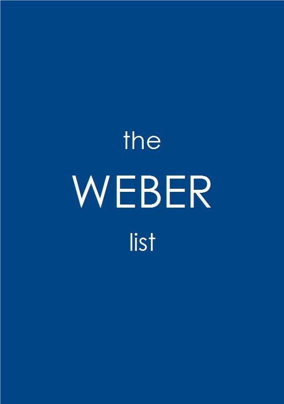 the WEBER list